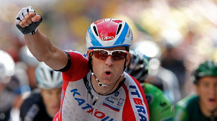 Alexander Kristoff war auf der 15. Etappe der Schnellste - wenn auch knapp.