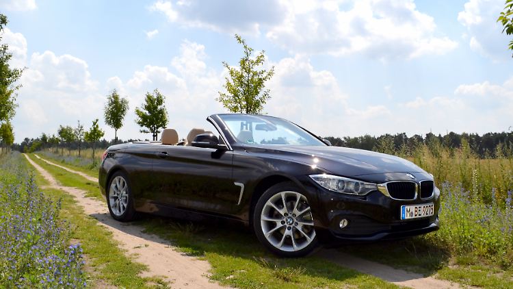 Für Aufmerksamkeit sorgt das BMW 420d Cabrio vor allem dann, wenn es offen gefahren wird.