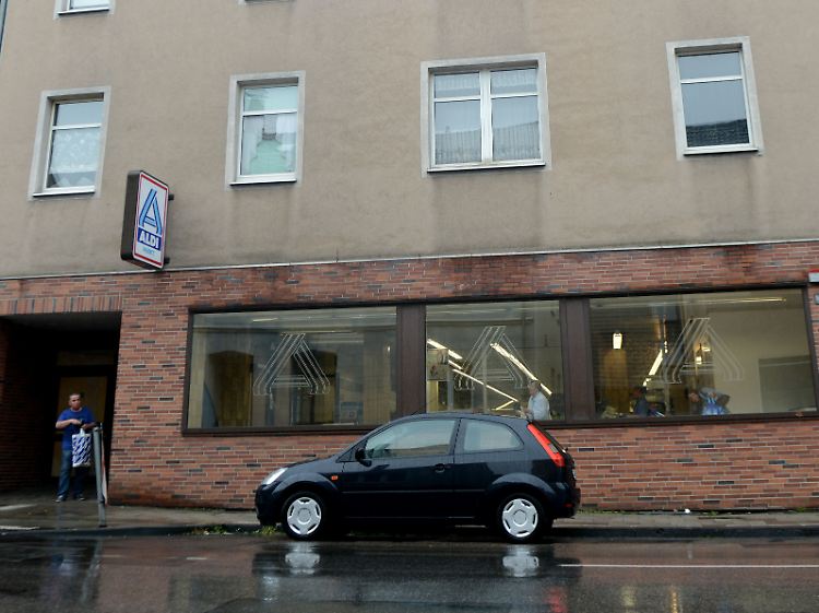 Im Essener Elternhaus von Karl Albrecht gibt es heute eine Filiale von Aldi Nord.