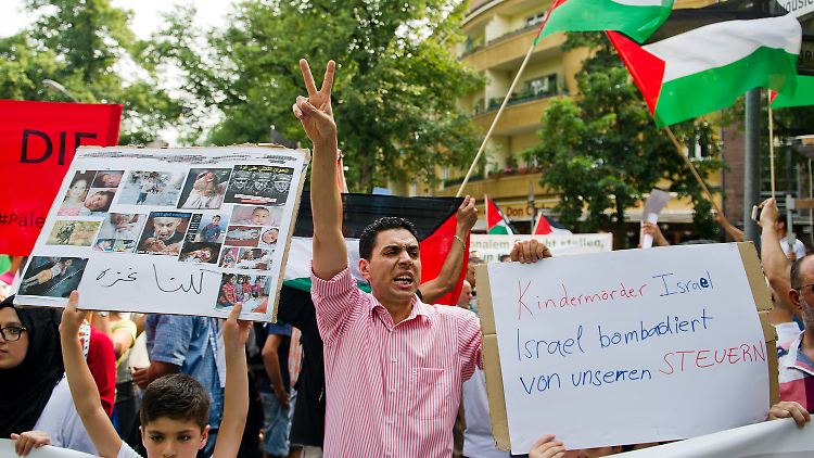 Propalästinensische Demo in Berlin.