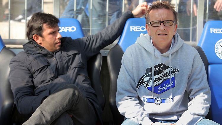 "Als Absteiger ist es normal, dass man erst einmal zu den Favoriten gezählt wird": Bielefelds Trainer Norbert Meier.