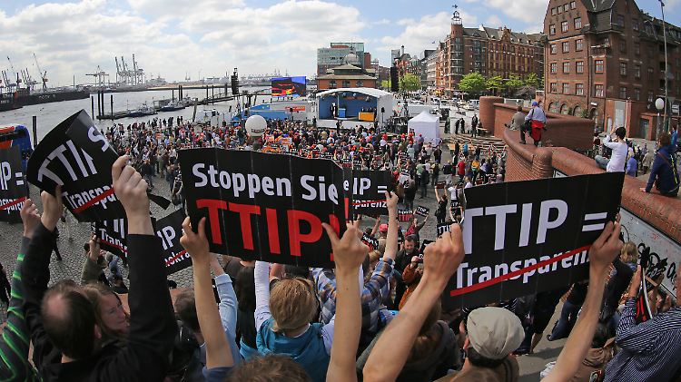 Die Proteste gegen TTIP könnten Erfolg haben.