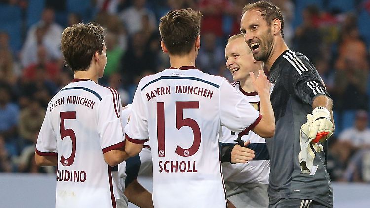 Auch die Junioren Gaudino und Scholl durften mal ran.