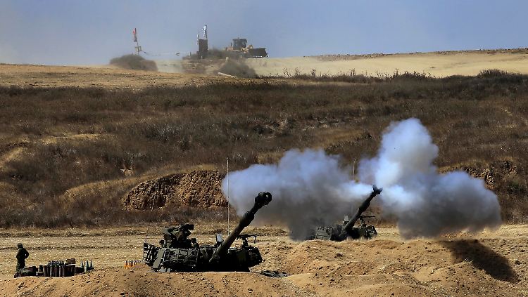 Die Nacht war vergleichsweise ruhig, jetzt beschießen sich Israelis und Palästinenser wieder.