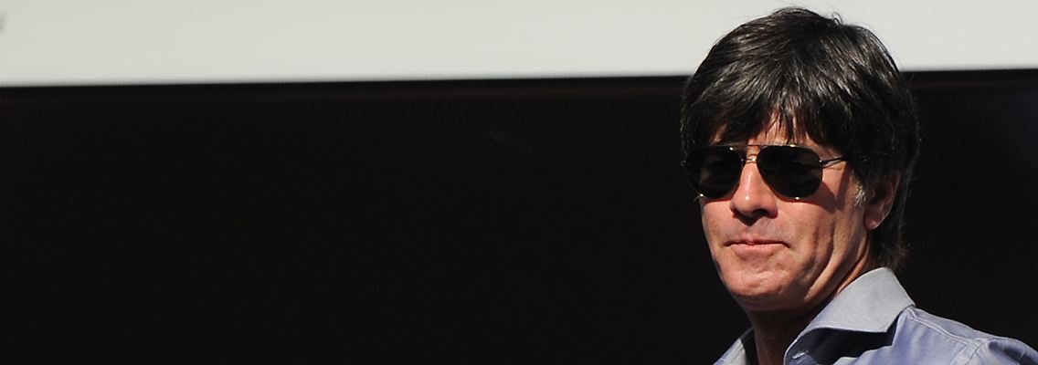 Er ist der Chef: Joachim Löw.