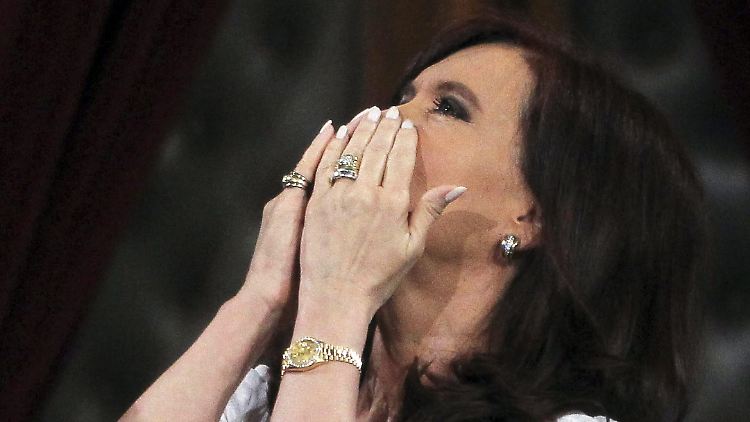 Argentiniens Präsidentin Cristina Fernández Kirchner: Ihr Name wäre mit der zweiten Staatspleite binnen 13 Jahre unweigerlich verbunden.