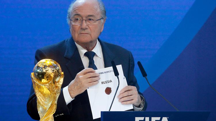 Alles nochmal von vorn? Fifa-Chef Blatter während der WM-Vergabe an Russland im Jahr 2010.