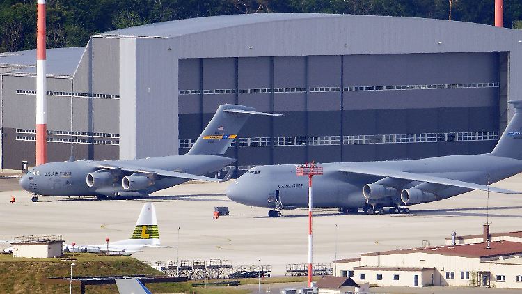 Der US-Luftwaffenstützpunkt Ramstein in Rheinland-Pfalz.