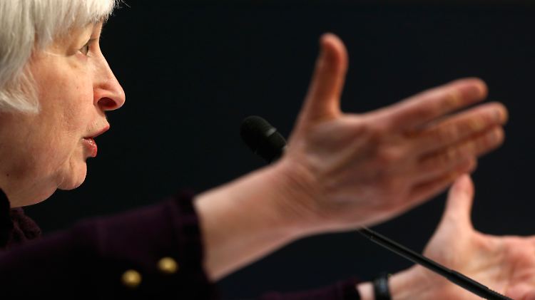 Fed-Chefin Yellen zeigt, wo es langgeht.