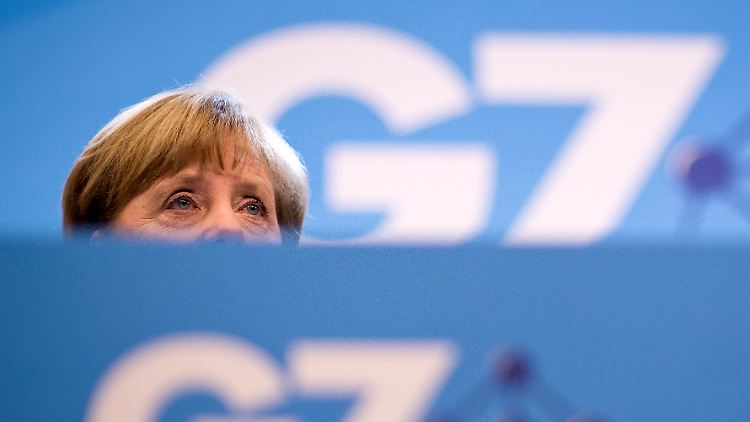 Angela Merkel, hier beim G7-Gipfel im Juni.