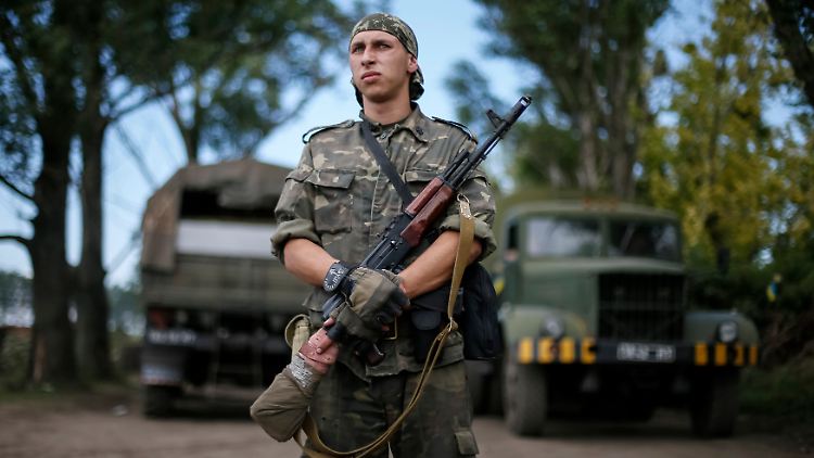 Der alltägliche Schrecken mitten in Europa: In der Ukraine kämpfen Regierungstruppen gegen Separatisten.