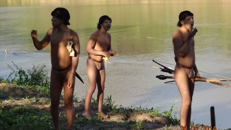 Der bisher unbekannte Ureinwohnerstamm wurde im nordbrasilianischen Amazonasgebiet entdeckt.