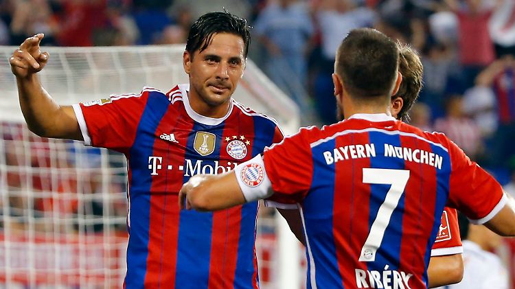 Flanke Ribery, Tor Pizarro, fertig war der Sieg gegen Guadalajara.