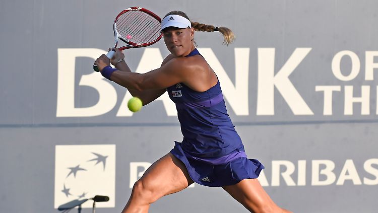 In 2:39 Stunden kämpfte Kerber ihre usbekische Rivalin nieder.