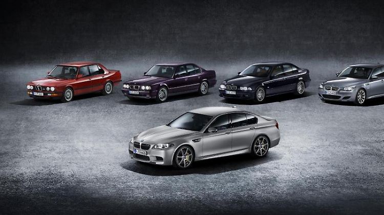 Unscheinbar: Der erste BMW M5 unterscheidet sich optisch kaum von der Serienversion.