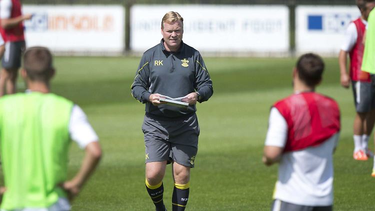De Rasen um Southampton-Coach Ronald Koeman ist mittlerweile um einiges leerer.