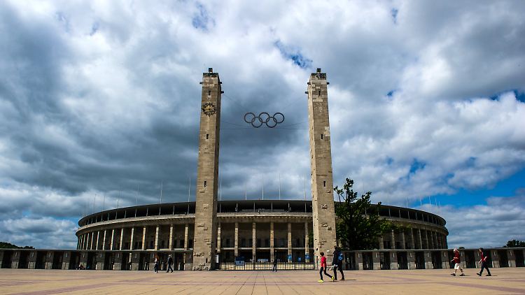 Das Berliner Olympiastadion könnte erstmals seit 1936 wieder olympische Spiele beherbergen.
