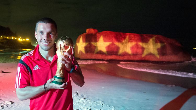 Karriere-Höhepunkt für Lukas Podolski: der WM-Titel 2014.