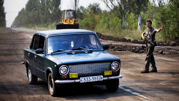Nicht mit dem Zug, sondern mit dem Auto - so hat Veronica Kyshenko Donezk Richtung Kiew verlassen. (Archivbild)