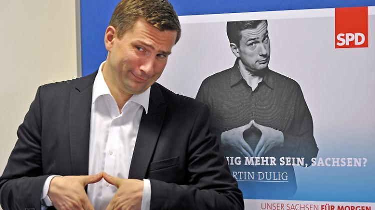 In schwerer Mission, aber dennoch optimistisch: Sachsens SPD-Spitzenkandidat Dulig. 