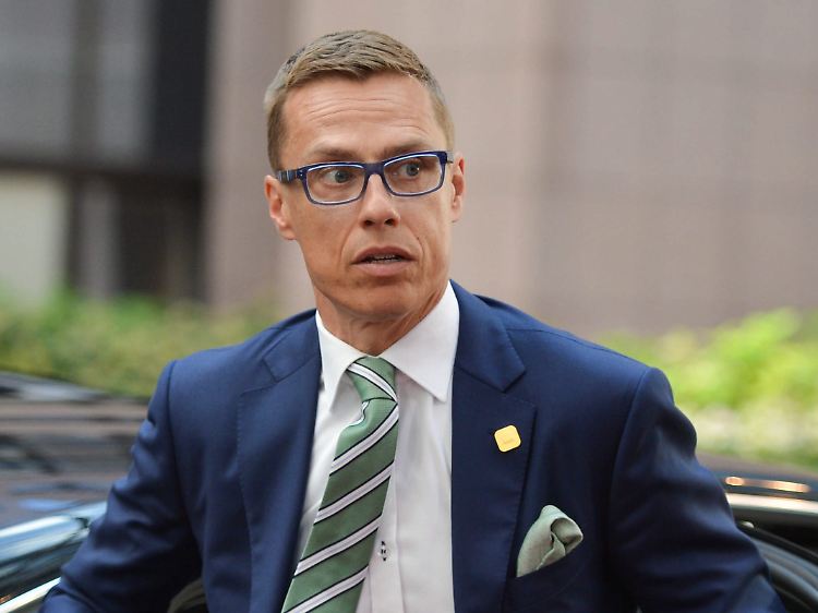 "Der wirtschaftliche Ausblick ist leider unsicher": Finnlands Regierungschef Alexander Stubb.