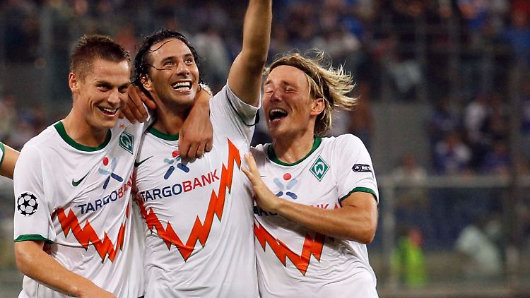 Strahlende Verlierer: Werder ging trotz der Niederlage in Genua als Gewinner vom Platz.