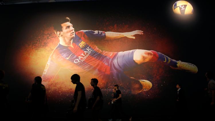 Lionel Messi darf für Fifa 15 werben.