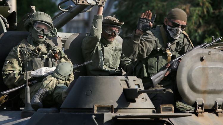 Die prorussischen Rebellen sollen in der Regel besser ausgerüstet und ausgebildet sein als die ukrainische Armee.