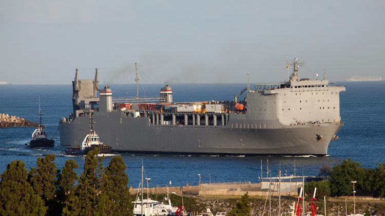 Das Marineschiff "Cape Ray" neutralisiert die syrischen Chemiewaffen.