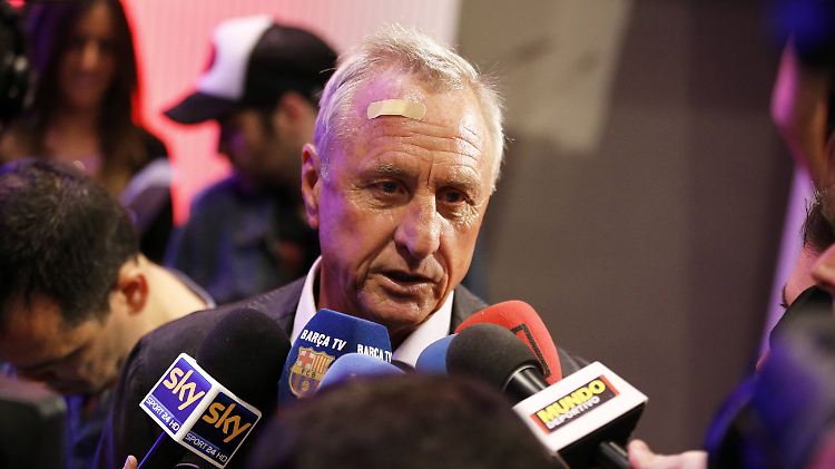 Sehr lebendige Legende: Johan Cruyff.