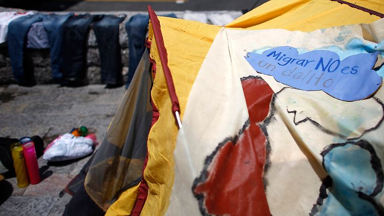 Weltweit wird bei Proteste auf das Problem der illegalen Einwanderung aufmerksam gemacht.