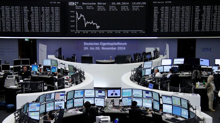 Der Dax zur Wochenmitte: Der "Widerstand" bei 9300 erweist sich als durchlässig.