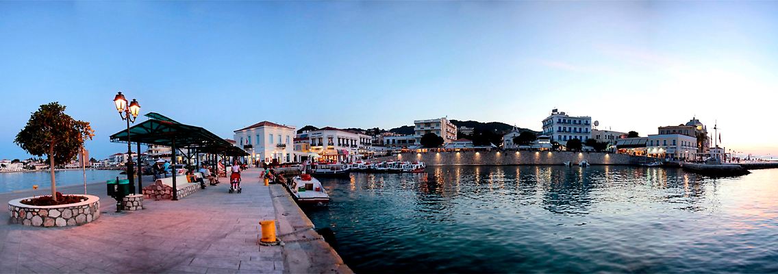 Die kleine Insel Spetses.