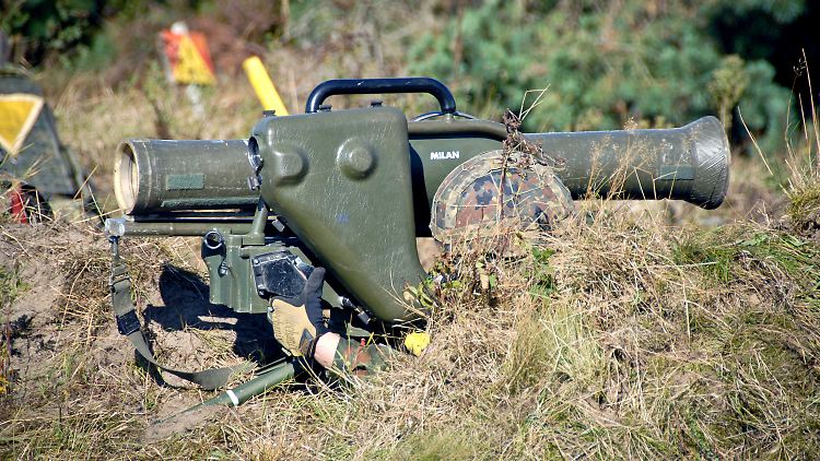 Alt, aber nicht veraltet: die Panzerabwehrwaffe "Milan".