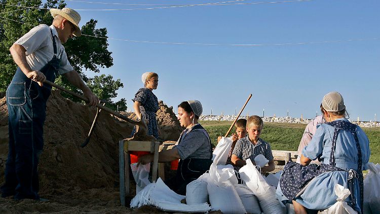 Die Amish sind sehr kinderreich.