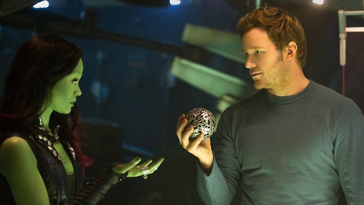 "Guardians of the Galaxy": Gamora will Quill töten. Er ist eher auf einen Flirt aus.