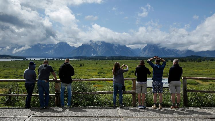 Blick auf die Rocky Mountains. Dort treffen sich die wichtigsten Zentralbanker.