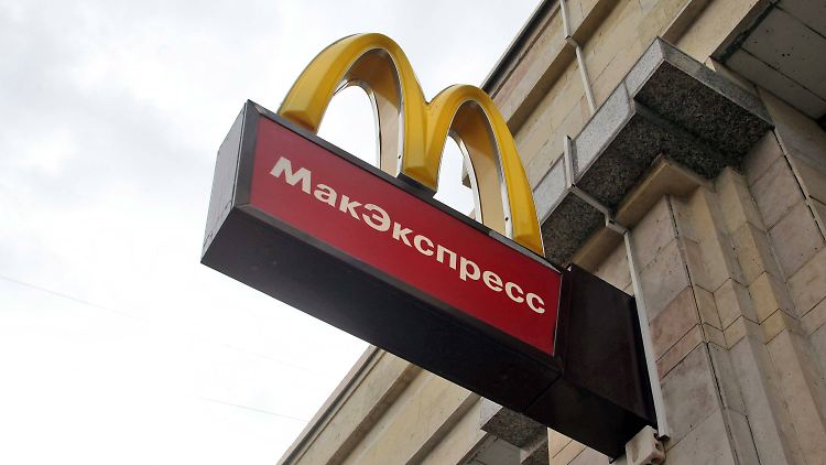 Eine McDonald's-Filiale in St. Petersburg.