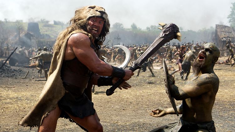 Gegen wilde Barbaren reicht die Keule: Herkules (Dwayne "The Rock" Johnson) zieht in den Kampf.