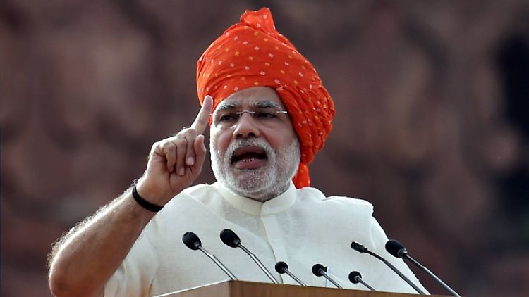 Narendra Modi, der neue Premier Indiens.