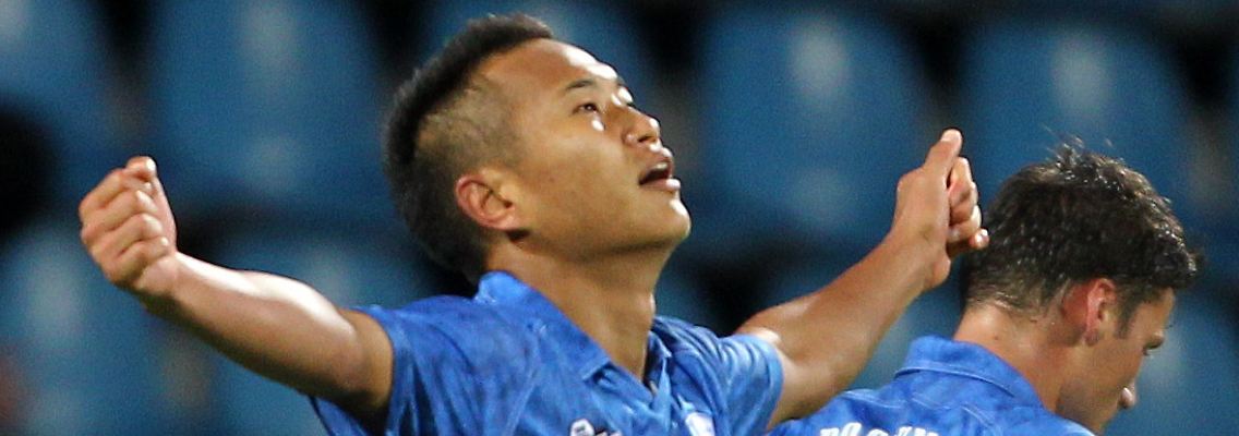 Erster Nordkoreaner im deutschen Profifußball, der zwei Tore erzielt hat: Chong Tese.