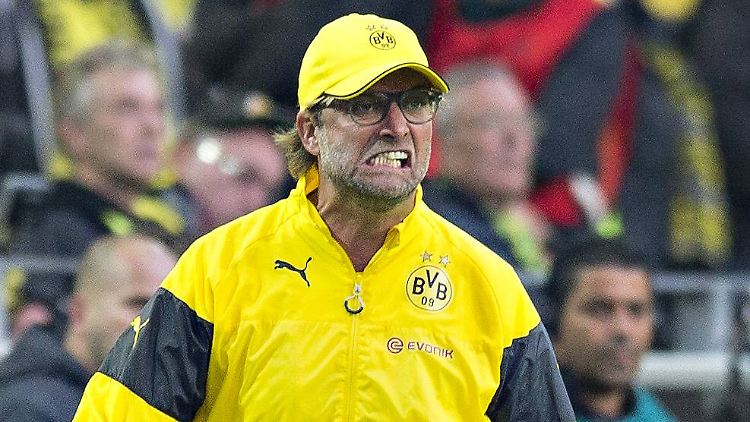 Auch mit BVB-Coach Jürgen Klopp lieferte sich Kevin Großkreutz im Training ein Wortduell.