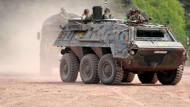 "Fuchs"-Panzer der Bundeswehr.