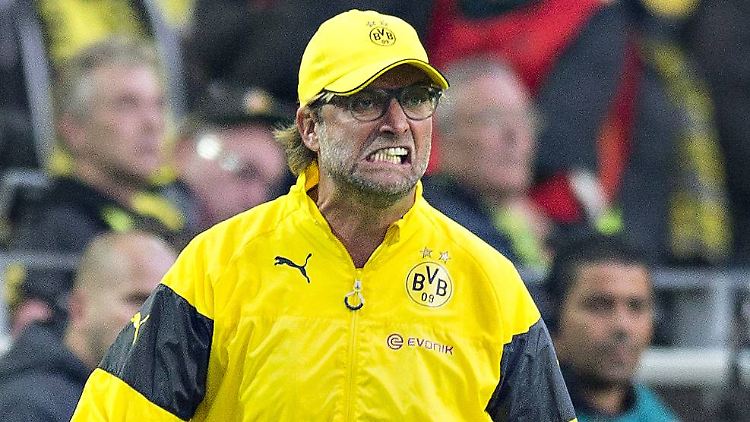 "Die Regel kannte ich nicht, deswegen habe ich blöd geguckt": Jürgen Klopp.