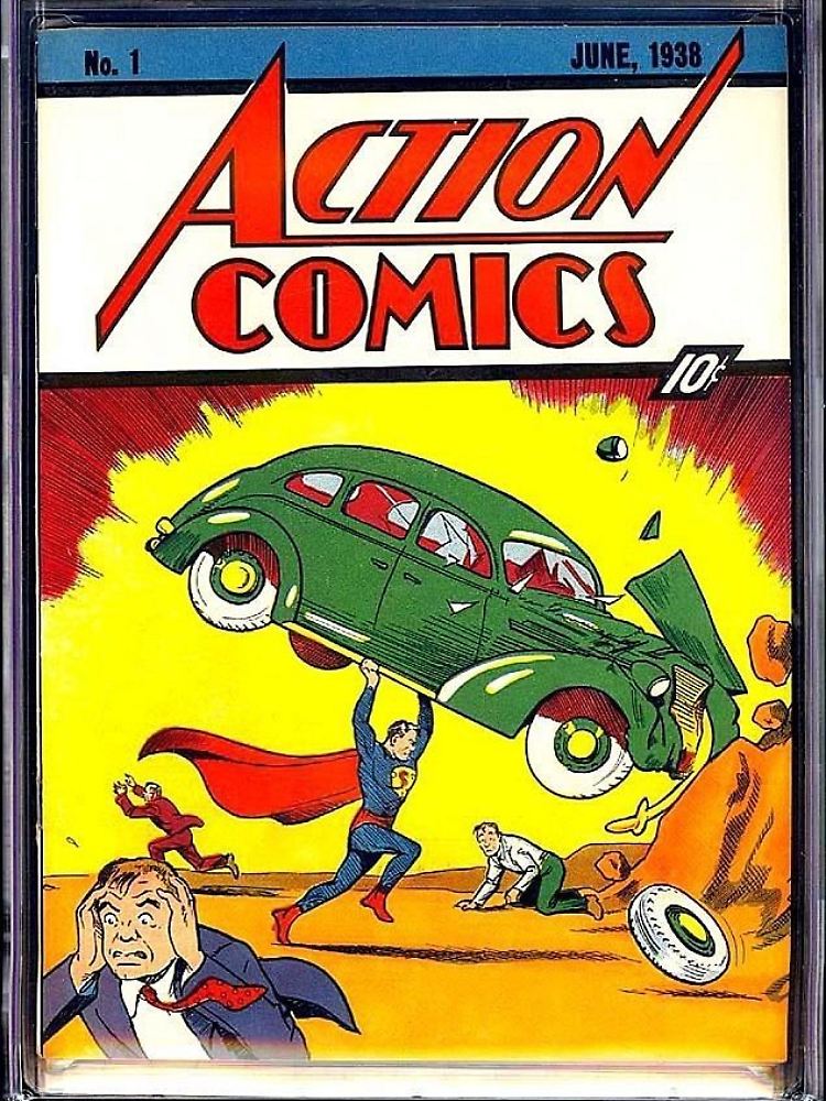 Der Comic befindet sich in einer festen Hülle des Bewertungsspezialisten CGC.