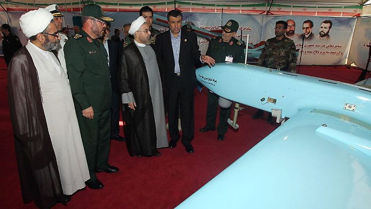 Die Bilder präsentierte das iranische Fernsehen