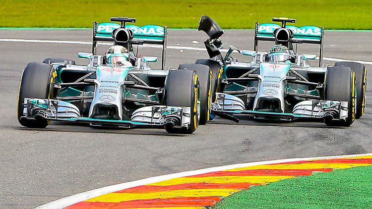 In Spa flogen zwischen den Mercedes-Piloten die Fetzen.