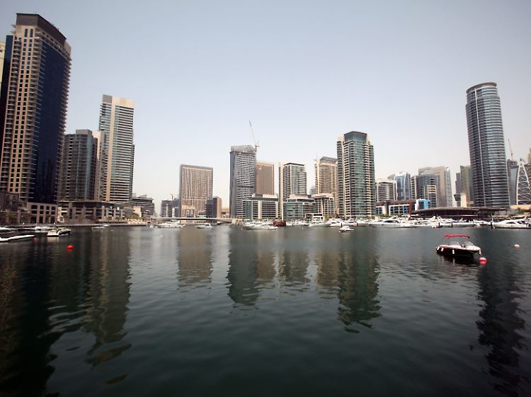 Blick auf Dubai.