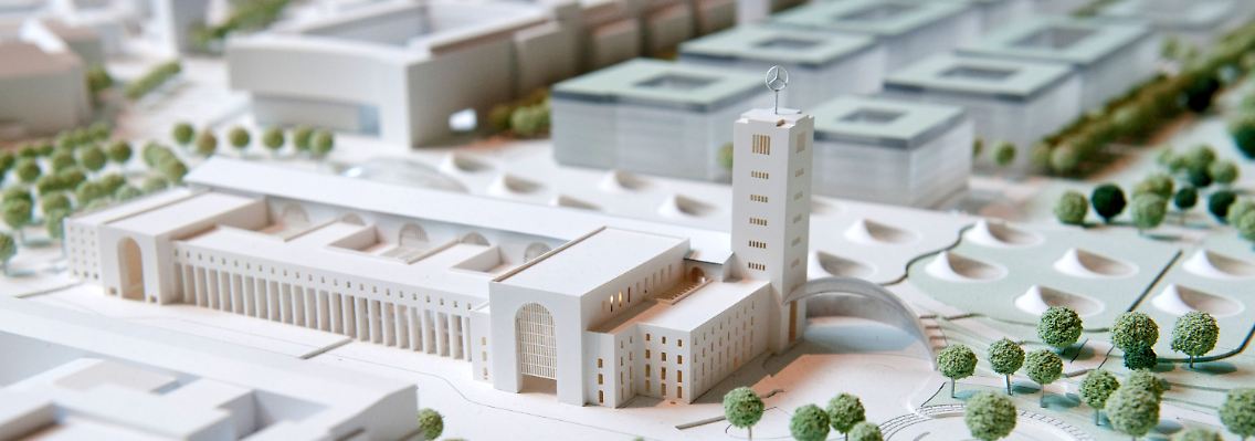 Das Modell des umstrittenen Bauprojekts.