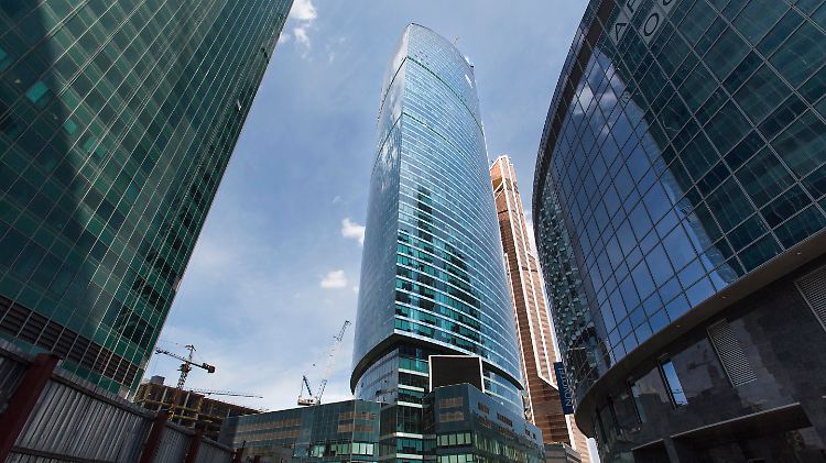 Glitzernde Fassade: Die Zentrale der VTB in Moskau.